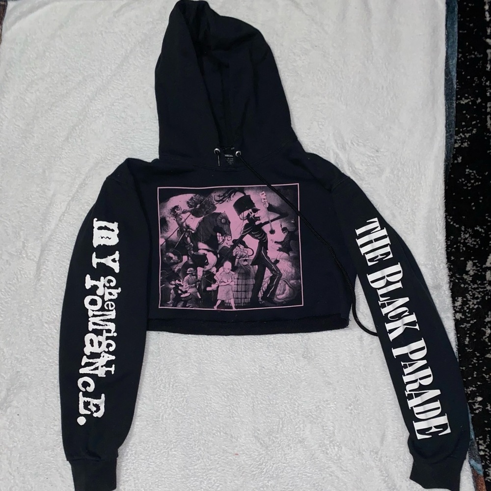 My Chemical Romance Official Hot Topic Cropped Hoodie
